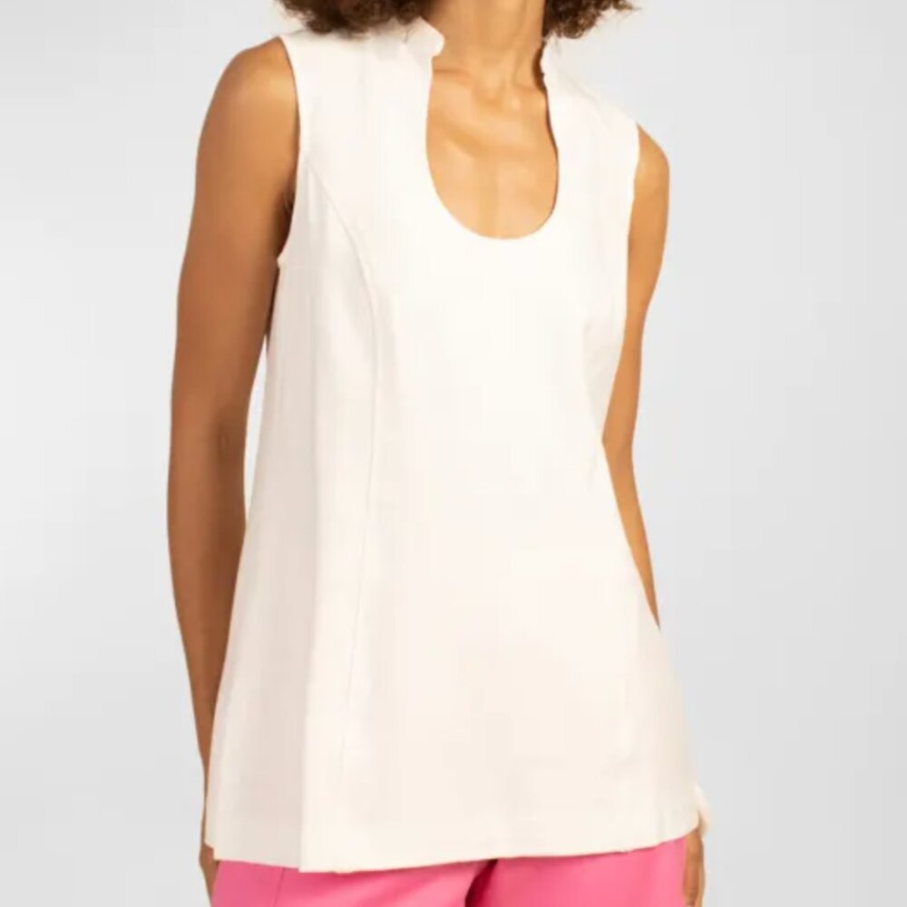 Trina Turk Ignite 2 Sleeveless Top - White - 6